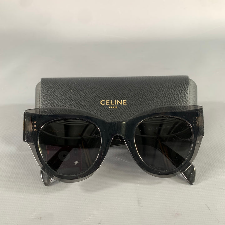 CELINE Grey Acetate Sunglasses