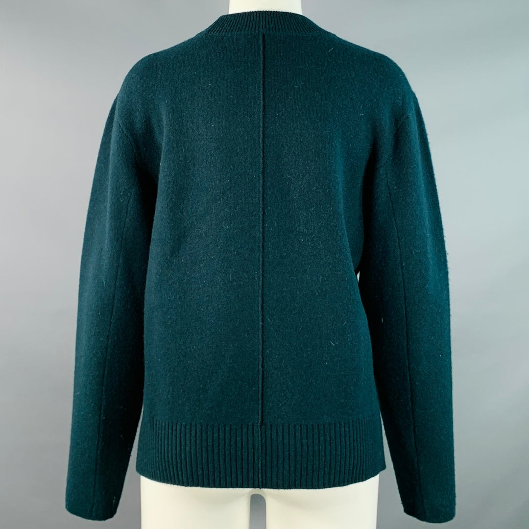 PROENZA SCHOULER Size XS Dark Green Cashmere Blend Crew Neck Sweater