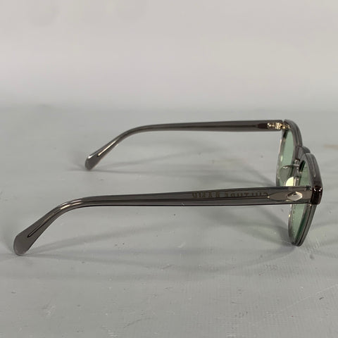 CULTURE BANK Grey Translucent Acetate Sunglasses