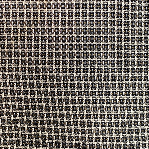CORNELIANI Size 46 Regular Black White Grid Silk Virgin Wool Notch Lapel Sport Coat