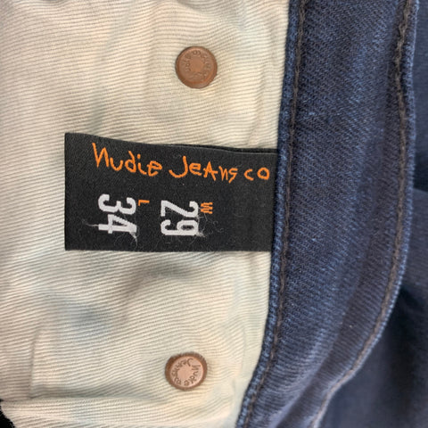 NUDIE JEANS Taille 29 Jean skinny en coton indigo