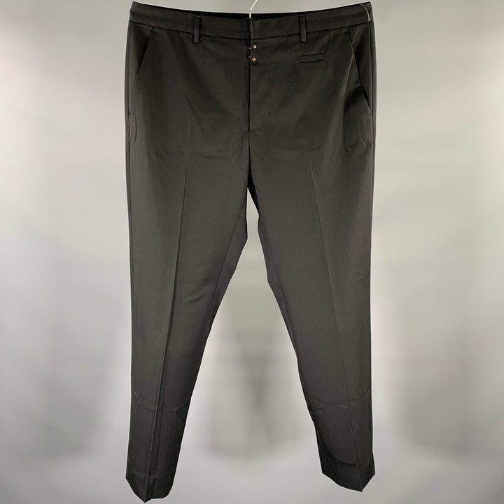 MAISON MARGIELA Size 36 Black Wool Dress Pants
