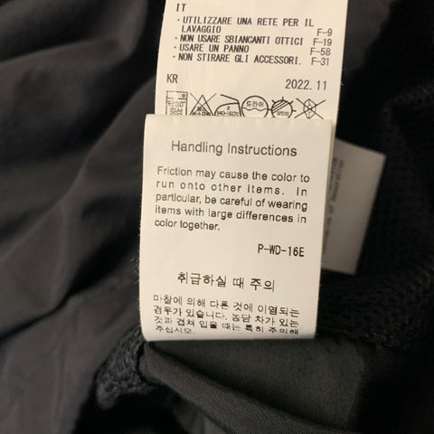 SNOW PEAK Size L Black Cotton & Nylon Anorak Pullover
