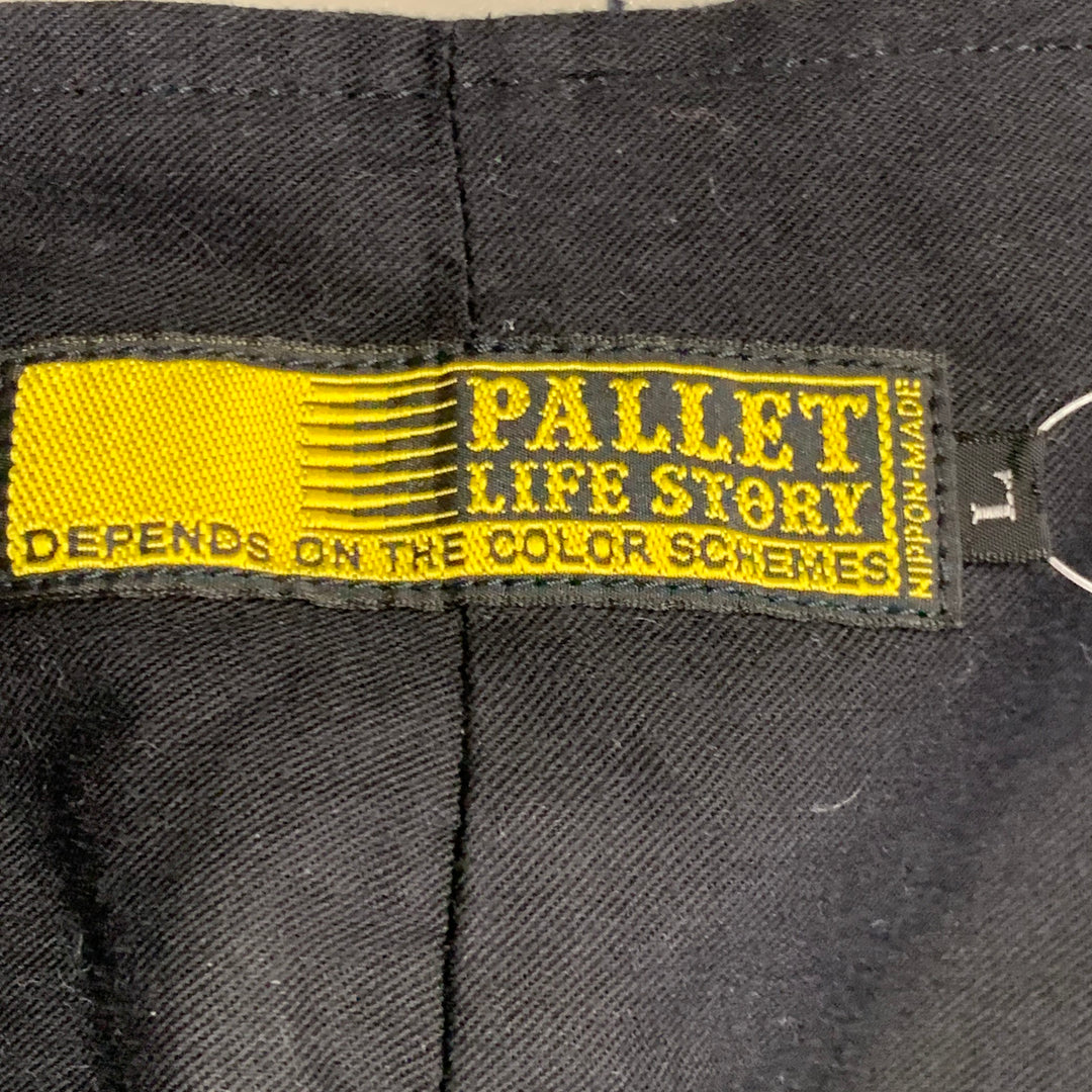 PALLET LIFE STORY Size L Navy Twill Cotton Utility Vest