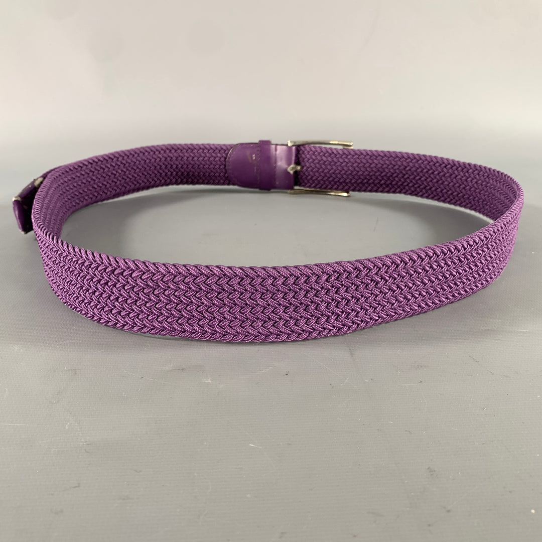 NO BRAND Size 38 Purple Woven Belt