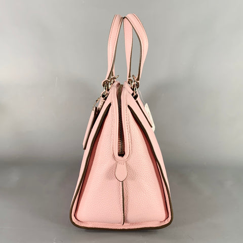 COACH Nolita Pink Pebble Grain Leather Cross Body Handbag
