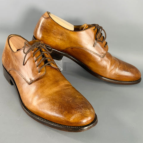 BOGA Size 11.5 Leather Derby Lace-Up Shoes