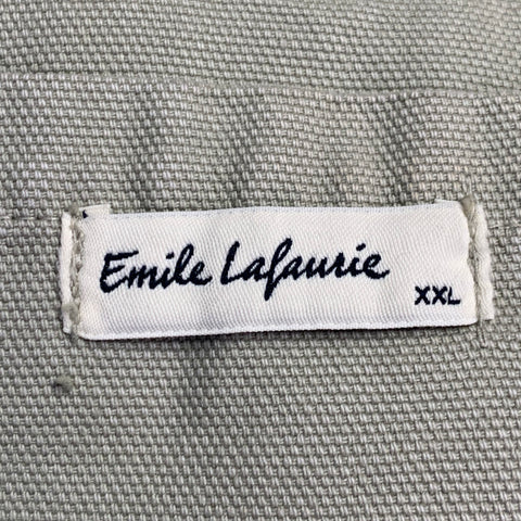 EMILE LAFAURIE Size XXL Braque Grey Cotton Chore Coat