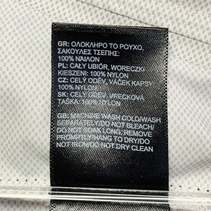 SUPREME x THE NORTH FACE Size M Grey Black White Snake Print Nylon Shirt Jacket