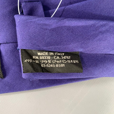 PRADA Purple Blue Silk Tie