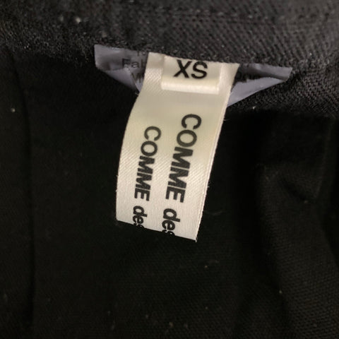 COMME des GARCONS Size XS Black Wool Blend Drop crotch Shorts