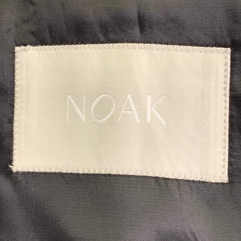 Veste de smoking à revers pointus noire en mélange de polyester, taille 42 Long, NOAK