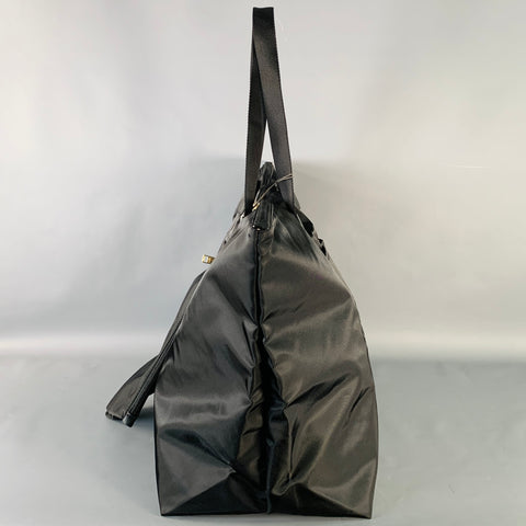 TUMI Just in Case Black Nylon Packable Tote Bag