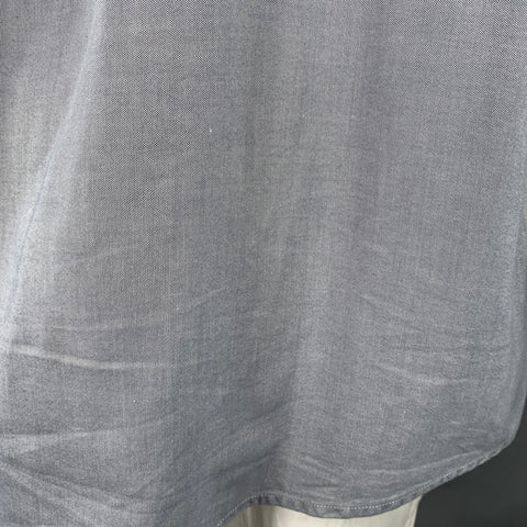 VISVIM Size XXL Blue Cotton Button Down Collar One Pocket Long Sleeve Shirt