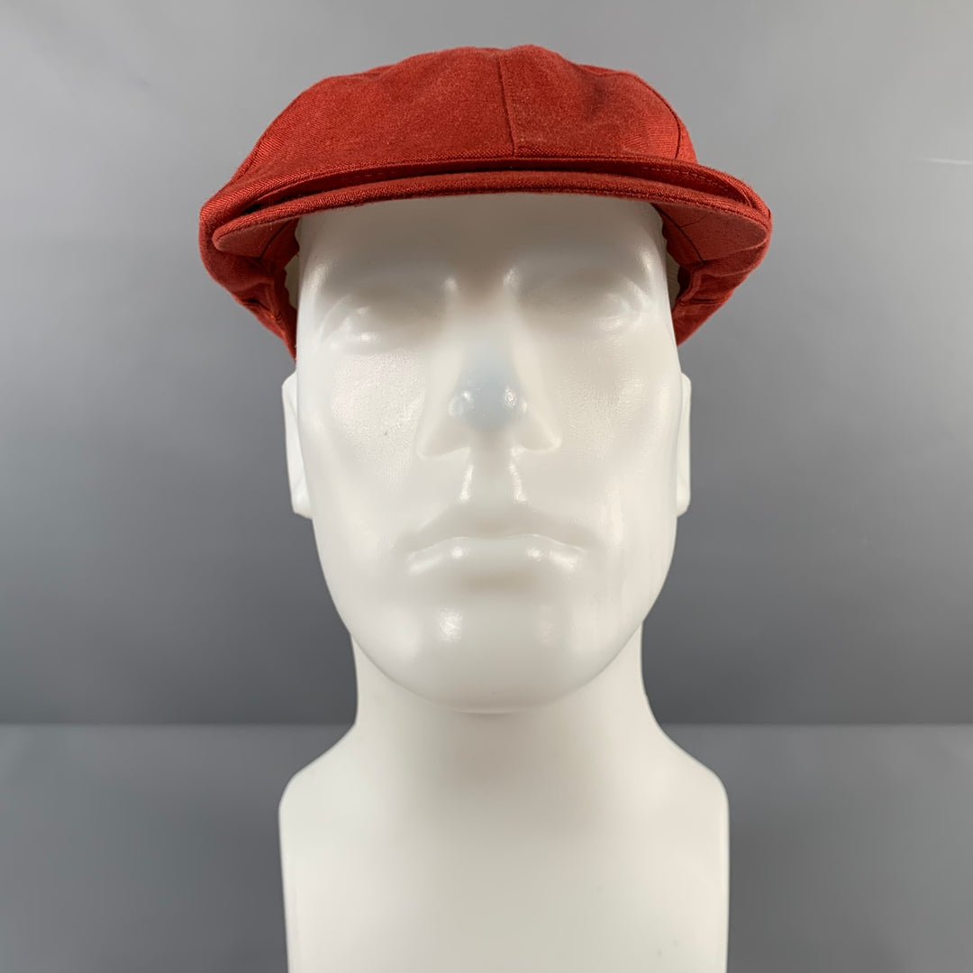 BORSALINO Size L Red Linen Hats