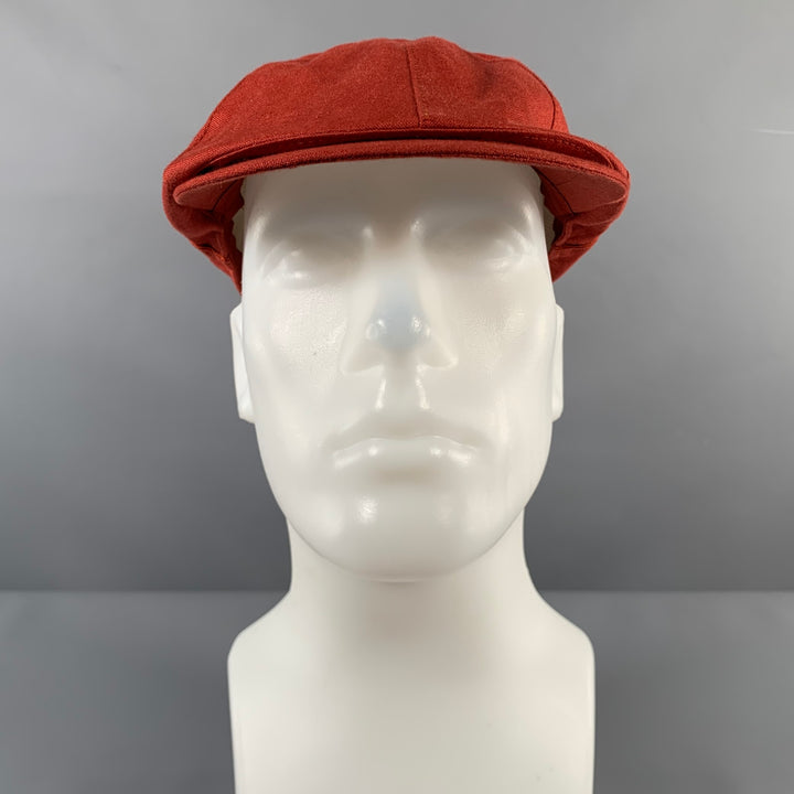 BORSALINO Size L Red Linen Hats