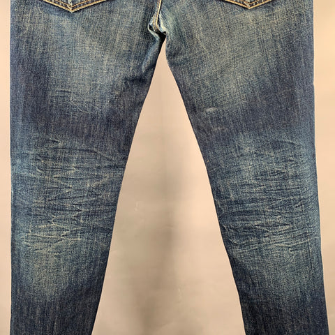 DSQUARED2 Size 30 Blue Distressed Jeans