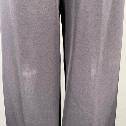 RALPH LAUREN COLLECTION Size 6 Black Wool Twill Bib Dress Pants