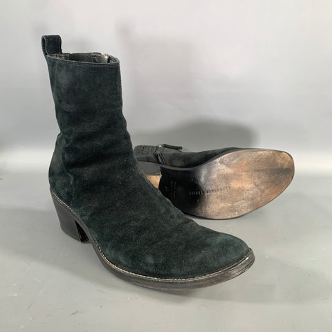 HAIDER ACKERMANN Size 9 Black Leather Chelsea Boots