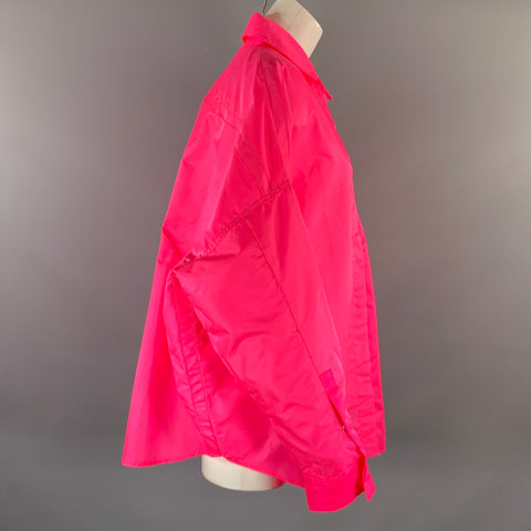THE FRANKIE SHOP Size XS/S Pink Polyester Shirt Jacket