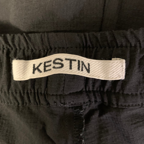KESTIN Size L Black Nylon Elastane Cargo Pants