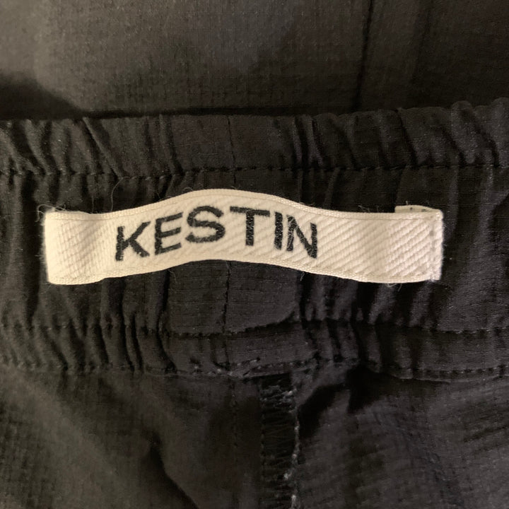 KESTIN Size L Black Nylon Elastane Cargo Pants