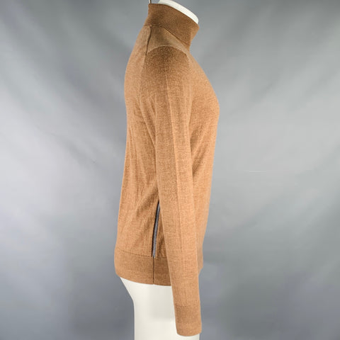 TED BAKER Taille M Pull col roulé en laine marron