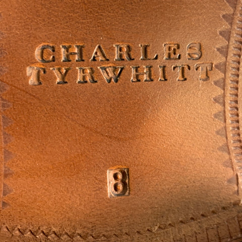 CHARLES TYRWHITT Size 9 Chocolate Brown Suede Tassels Slip On Loafers