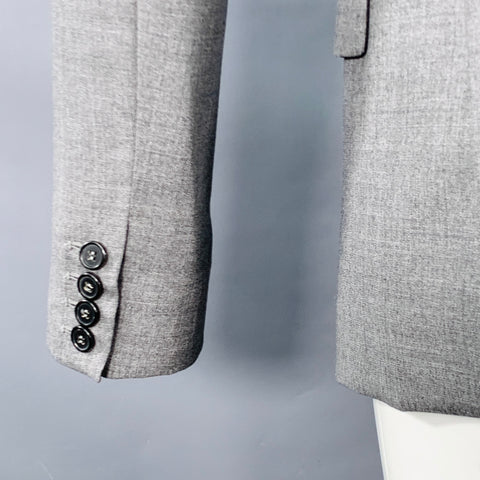 AMI by ALEXANDRE MATTIUSSI Size 40 Grey Wool Notch Lapel Sport Coat