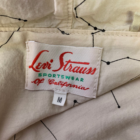 LEVI Size M Rust Cotton Parka Coat