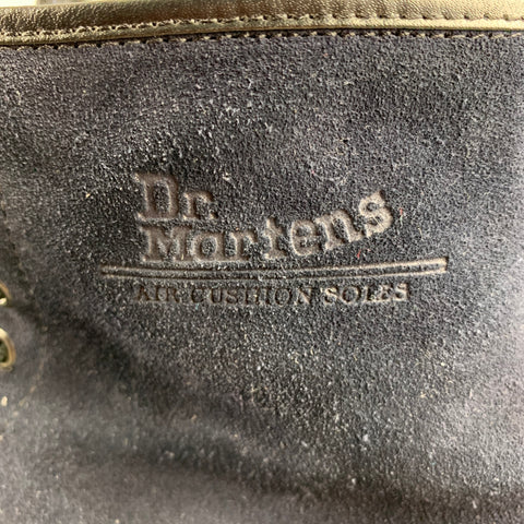 DOC MARTENS Size 9 Navy Suede Lace Up Boots