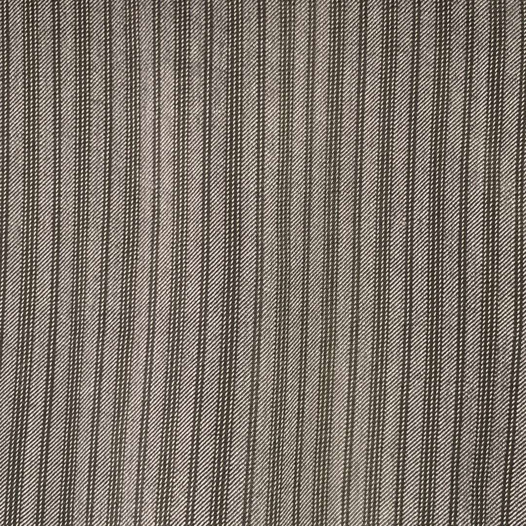 NEIL BARRETT Size 32 Black Charcoal Stripe Wool Flat Front Tapered Dress Pants