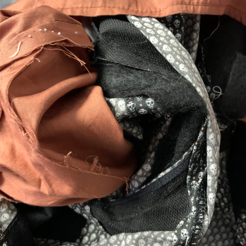 ALEXANDER MCQUEEN Chest Size 36 Black Grey Skulls Cotton Notch Lapel Sport Coat