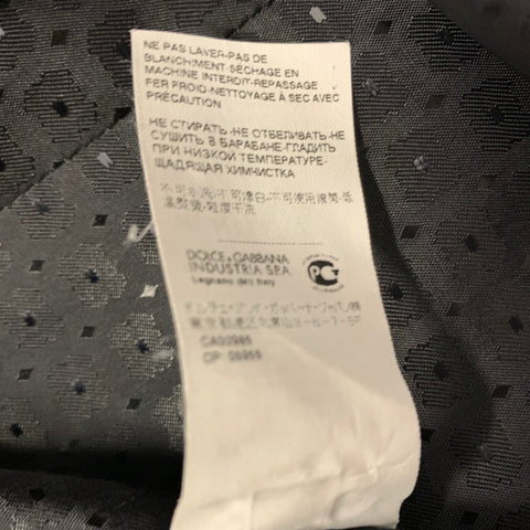 DOLCE & GABBANA Chest Size 38 Size 38 Black White Plaid Wool Vest