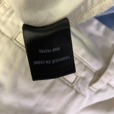 ROWING BLAZERS Size 30 Cream Solid Cotton Relaxed fit Casual Pants