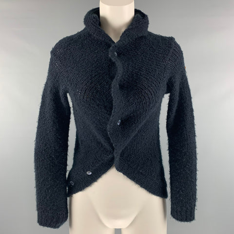 MARNI Cárdigan asimétrico azul marino talla 2