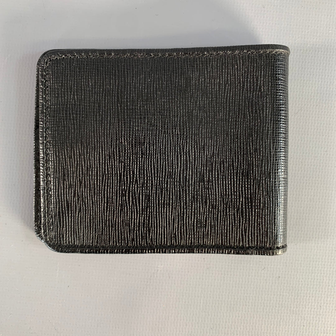 BURBERRY Black Saffiano Leather Wallet