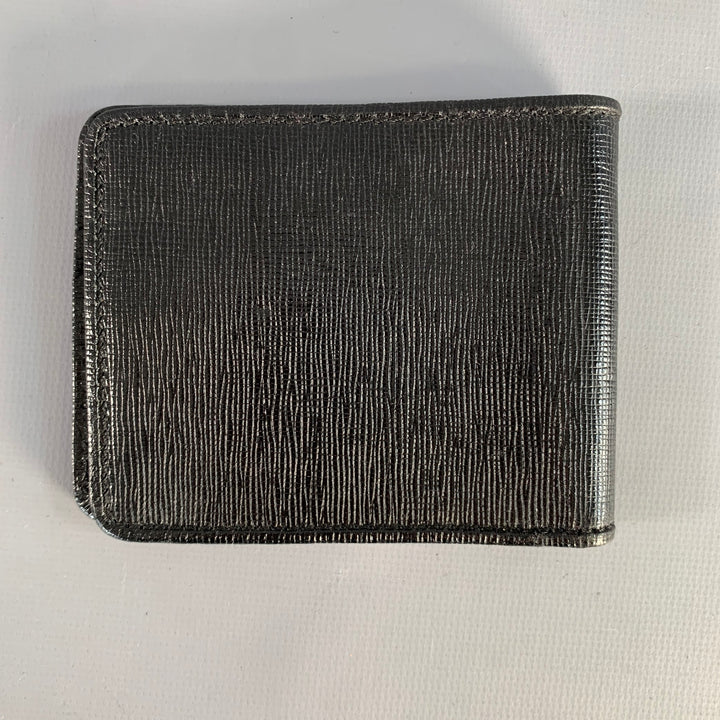 BURBERRY Black Saffiano Leather Wallet