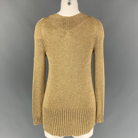 DIANE VON FURSTENBERG Jersey de punto en mezcla de acetato dorado talla S