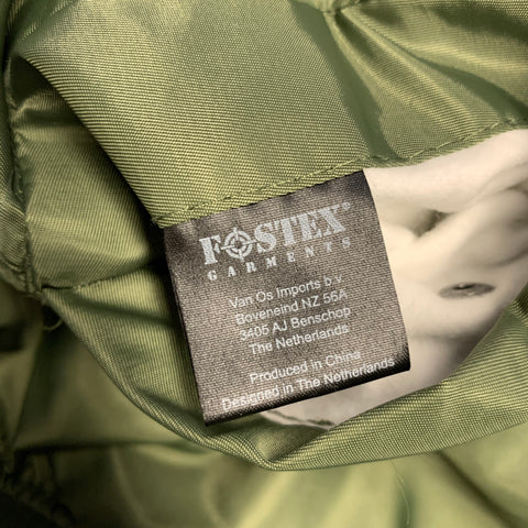FOSTEX Size XL Green Orange Nylon Bomber Jacket