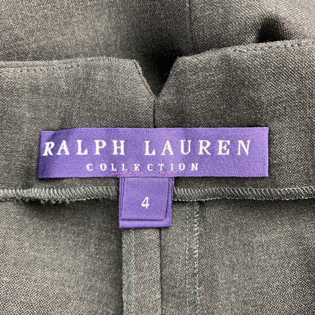 COLECCIÓN RALPH LAUREN Talla 4 Pantalón de vestir plisado gris