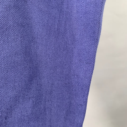 3.1 PHILLIP LIM Size XS Blue Cotton Linen High Waisted Drawstring Casual Pants