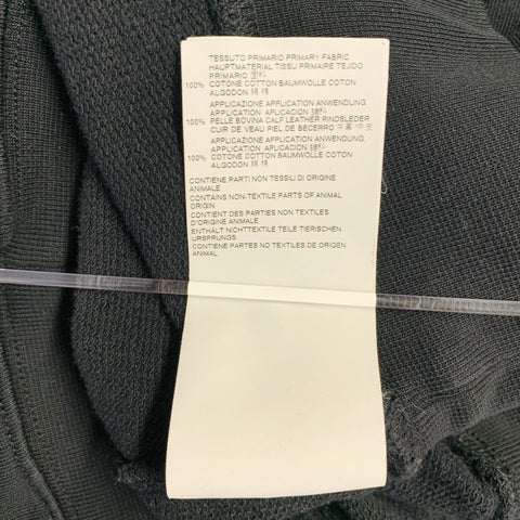 MAISON MARGIELA Size S Black Cotton Elbow Patches Sweatshirt