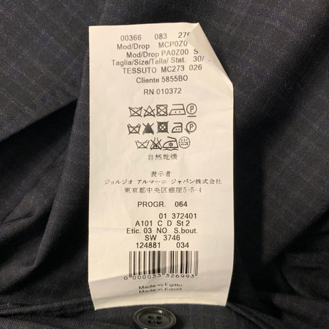 ARMANI COLLEZIONI Size 32 Black Charcoal Plaid Wool Flat Front Dress Pants