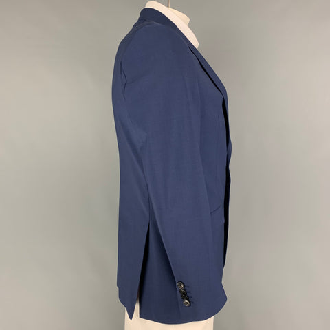 JOHN VARVATOS * U.S.A. Size 40 Blue Wool Sport Coat