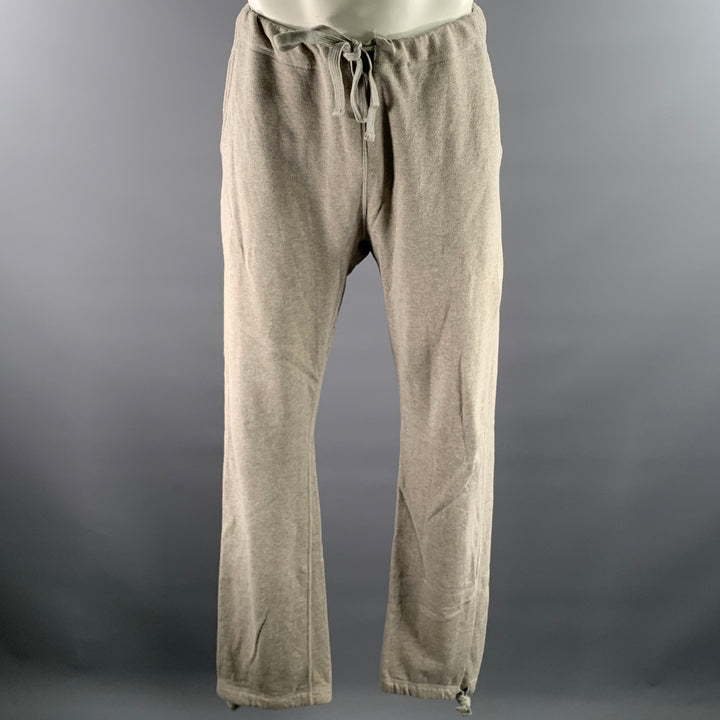 VISVIM Size S Grey Wash Cotton Cashmere Sweatpants