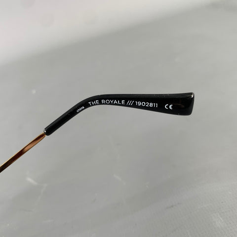 ADAM SELMAN Gold Sunglasses