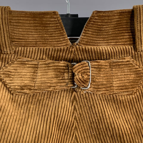 BELAFONTE Size XL Brown Corduroy Cotton Tapered Casual Pants