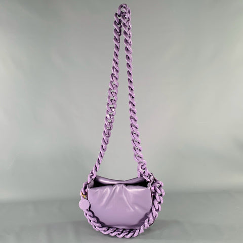 STELLA McCARTNEY Purple Faux Leather Handbag