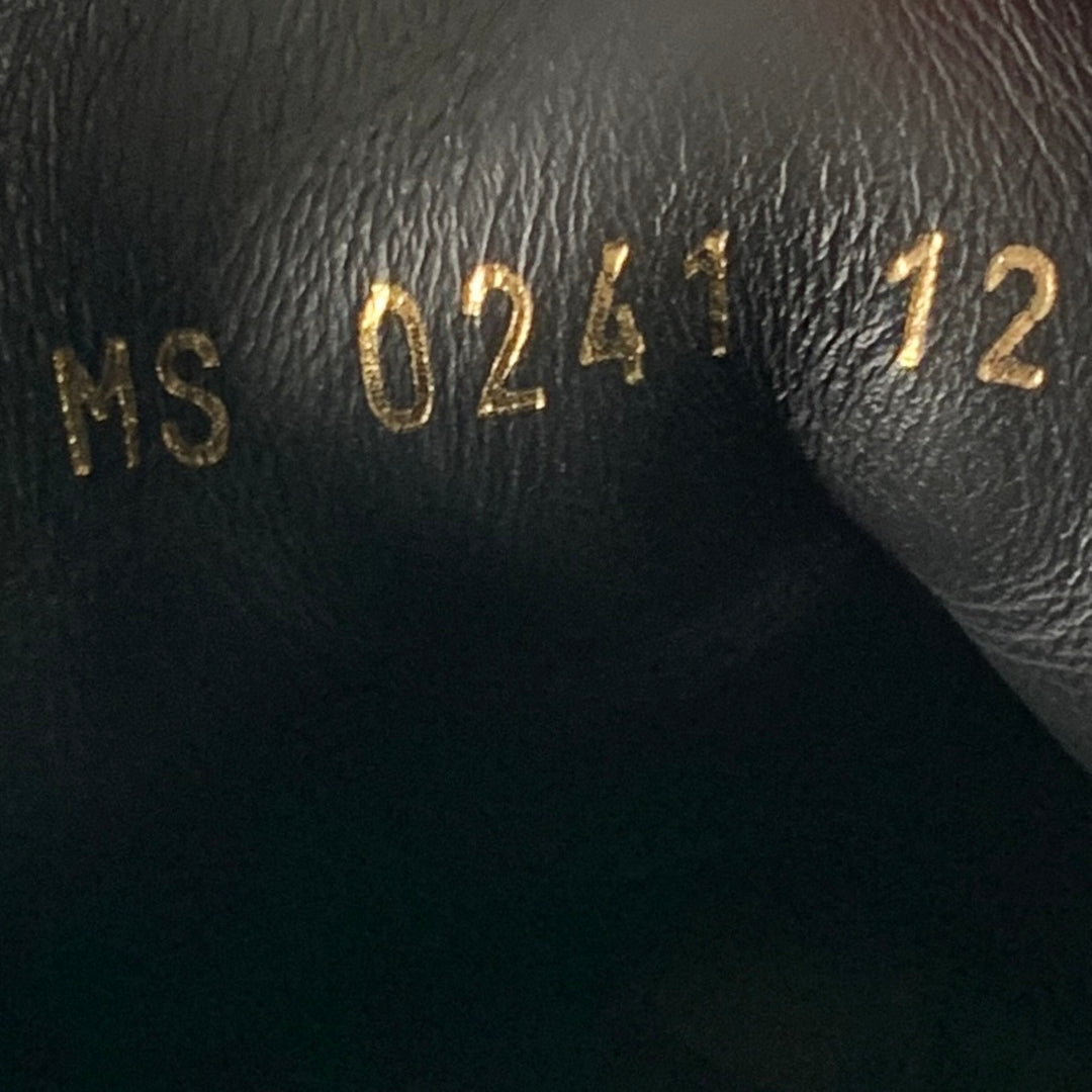 LOUIS VUITTON Size 13 Black Grey Checkered Leather Low Rise